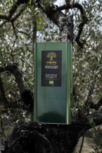 Verdeoro di Soiano 5L - Olio Extra Vergine di Oliva Biologico